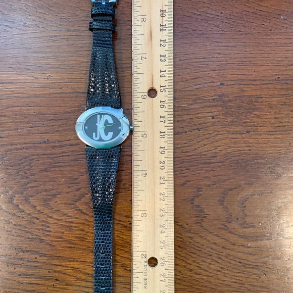Just Cavalli Black Link Collection Watch